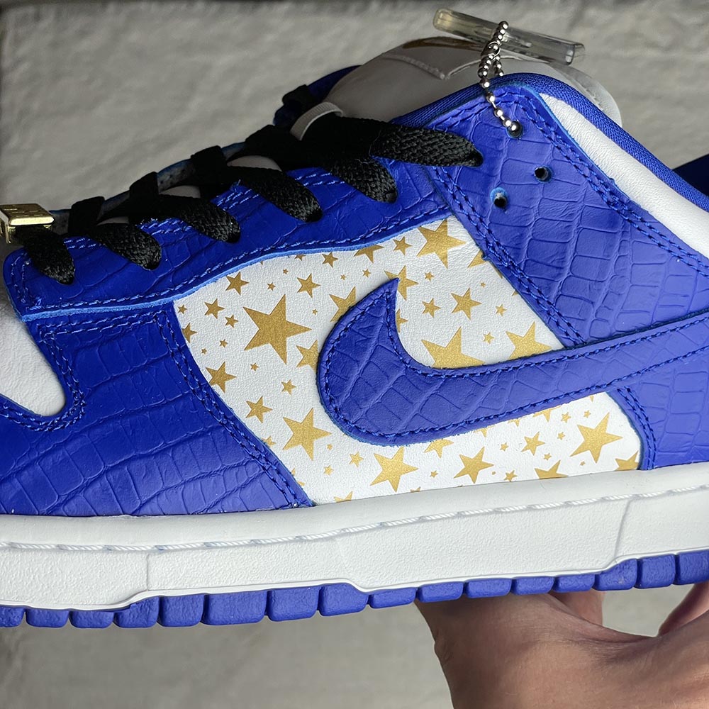 supreme x nike sb dunk low hyper royal