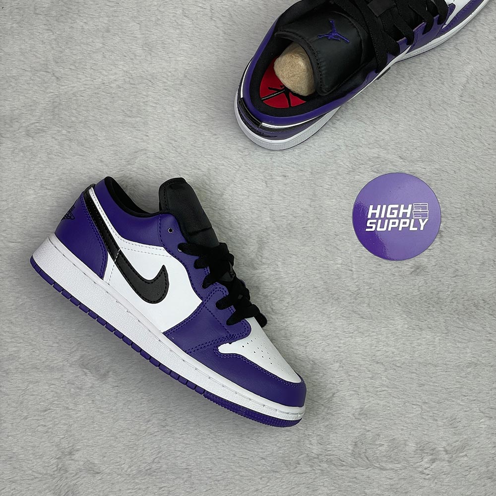 Jordan 1 Low 'Court Purple' (GS)