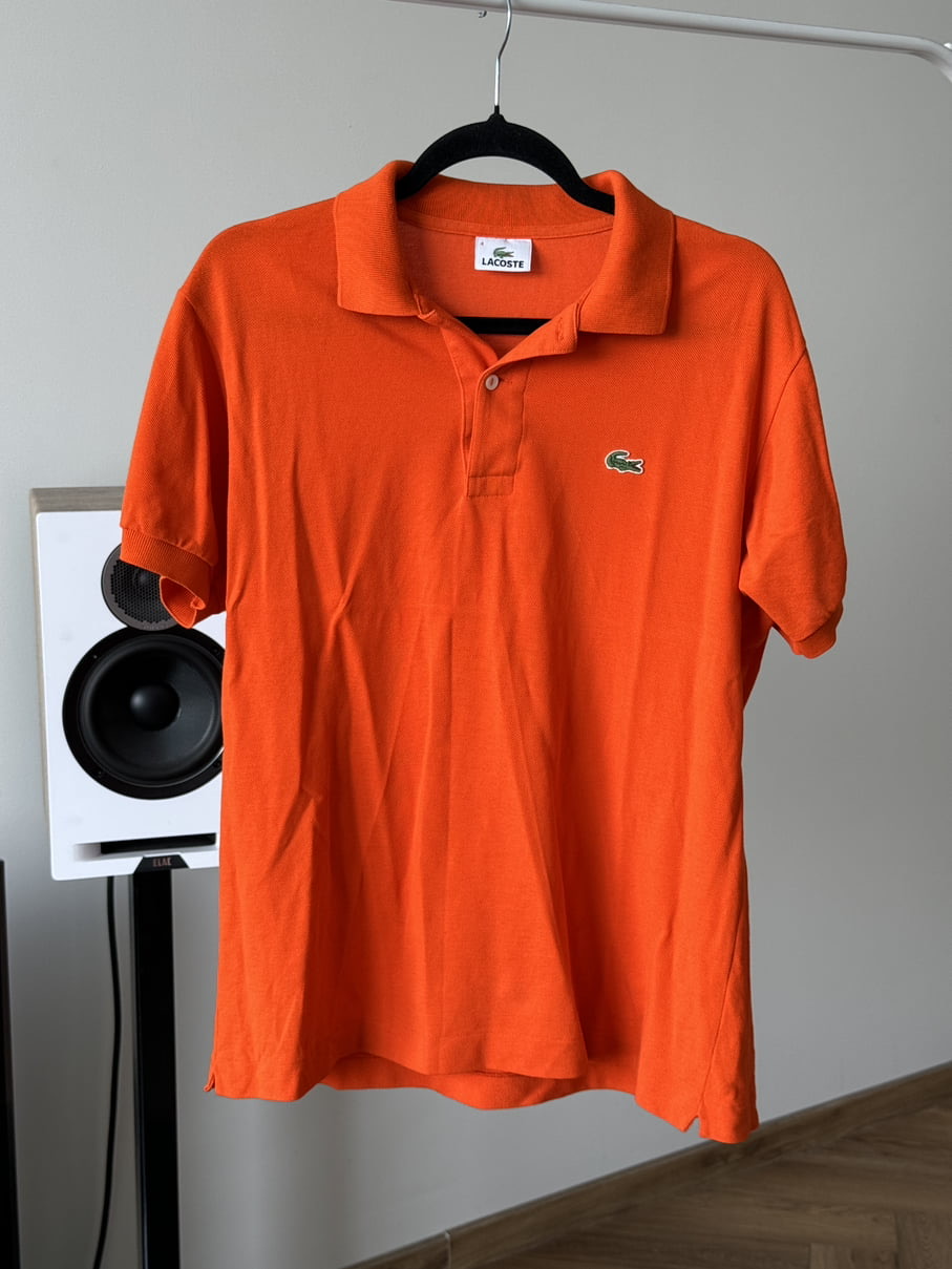 Orange Polo Lacoste